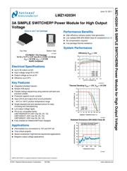 LMZ14203EVAL/NOPB datasheet.datasheet_page 2