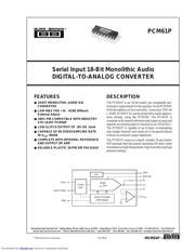 PCM61P 数据规格书 1