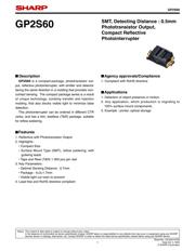 GP2S60B datasheet.datasheet_page 1