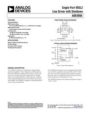 AD8398AACPZ-RL 数据规格书 1