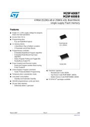 M29F400BB70M6 datasheet.datasheet_page 1