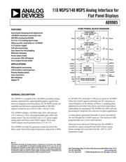 AD9985PCB 数据规格书 1