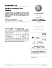 MBD54DWT1 数据规格书 1