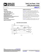 ADXL377BCPZ-RL Datenblatt PDF