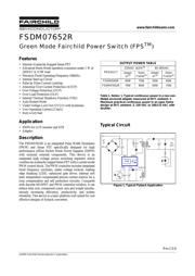 FSDM07652R datasheet.datasheet_page 1