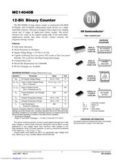 MC14040BDG Datenblatt PDF