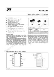 M74HC164B1R datasheet.datasheet_page 1