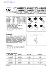 STP4NK60Z datasheet.datasheet_page 1