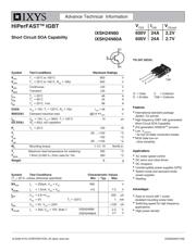 IXSH24N60A Datenblatt PDF