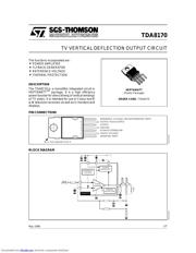 TDA8170 datasheet.datasheet_page 1