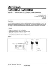HAF1004S 数据规格书 1