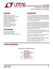 LTC1100CN8#PBF Datenblatt PDF