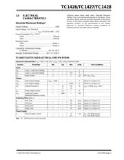 TC1427COA 数据规格书 3