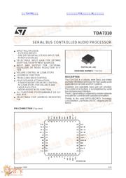 TDA7310 datasheet.datasheet_page 1