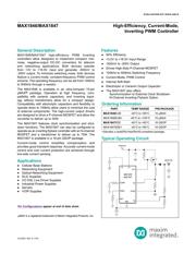 MAX1847 数据规格书 1