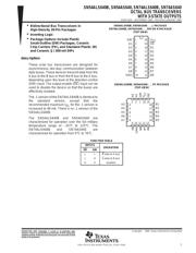 SN74AS640DWRE4 数据规格书 1