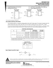 SN74AHC1G125DCKR 数据规格书 1