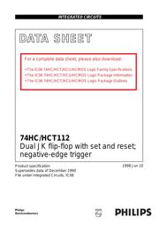 74HCT112D,652 datasheet.datasheet_page 1