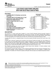 TPA0122EVM datasheet.datasheet_page 1