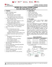 LMK04828BEVM Datenblatt PDF