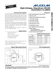 MAX1744EUB+ Datenblatt PDF