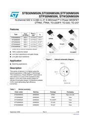 STP30NM50N 数据规格书 1