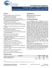 CY7C2665KV18-550BZXC datasheet.datasheet_page 1