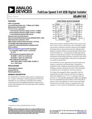 ADUM4160BRWZ Datenblatt PDF