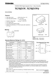TC7SZ17FU,LJ(CT 数据规格书 1