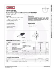 FDPF320N06L 数据规格书 1