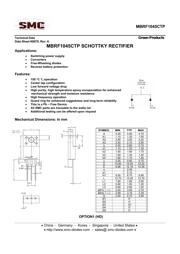 MBRF1045CTP 数据规格书 1