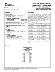 CD74HC00ME4 datasheet.datasheet_page 1