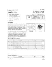 IRF7726PBF datasheet.datasheet_page 1