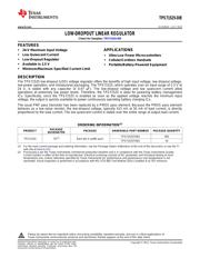 TPS71525TDB1 datasheet.datasheet_page 1