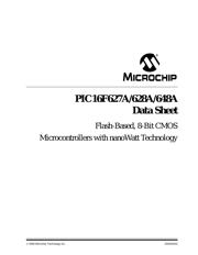 PIC16F627AT-I/ML 数据规格书 1