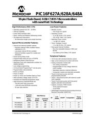 PIC16F627AT-I/ML 数据规格书 3