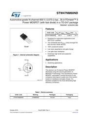 STW47NM60ND datasheet.datasheet_page 1