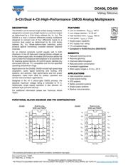 DG409DQ-T1-E3 数据规格书 1
