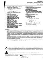 MSP430FG438IPNR datasheet.datasheet_page 1