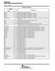 MSP430FG438IPNR datasheet.datasheet_page 4