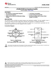 LM1458N/NOPB Datenblatt PDF