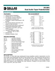 DS1801 datasheet.datasheet_page 1