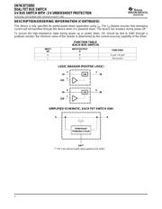 SN74CBT3305CDGKR datasheet.datasheet_page 2