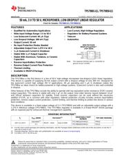 TPS79850QDGNRQ1 Datasheet PDF page 1