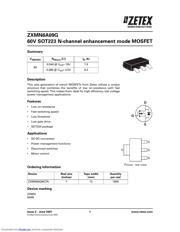 ZXMN6A09GTA 数据规格书 1