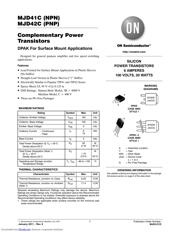 MJD41CT4G datasheet.datasheet_page 1