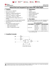 SN74LV373ADWR 数据规格书 1