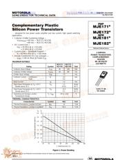 MJE182 数据规格书 1