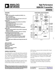 AD9889ABBCZ-80 datasheet.datasheet_page 1