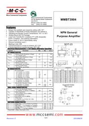 MMBT3904-TP 数据规格书 1